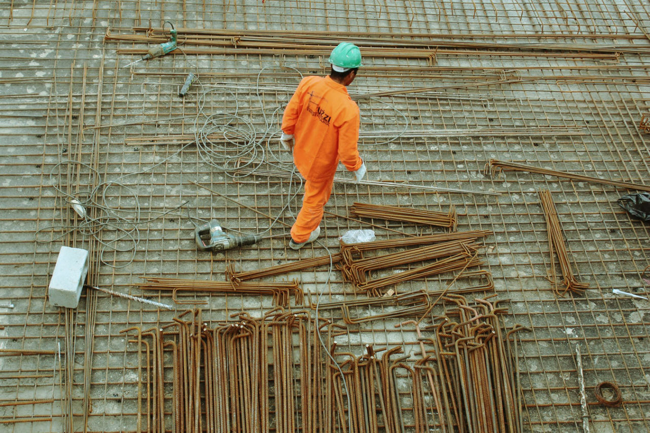 Menuiserie, Outils De Matériel De Construction En Dessous De La