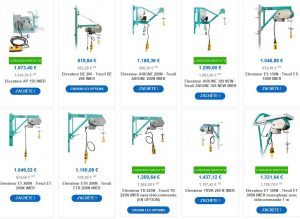 élevateur électrique pour chantier