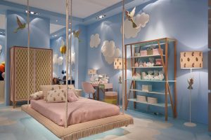 Chambre pour enfant avec des meubles personnalisés
