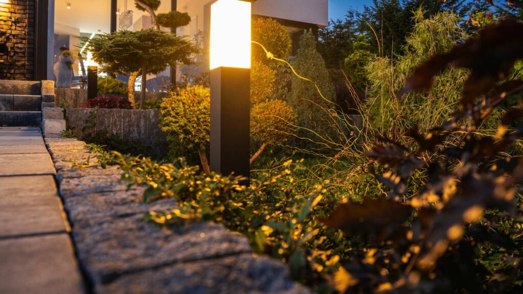 éclairage jardin