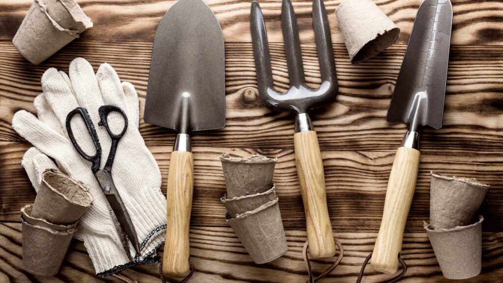 outils de jardin